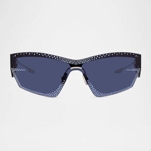 New! Givenchy GV4100US 16V Stylish Blue Rhinestone Sunglasses, Authentic